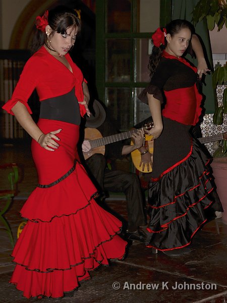 1110_7D_4236.JPG - " Smokin' "Flamenco dancers, Hotel Sevilla, Havana, dancing to "Smoke on the Water"!