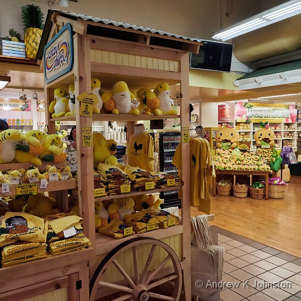 191008_G9_1009134-denoise.jpg - A sea of yellow merchandise at the Dole Plantation shop